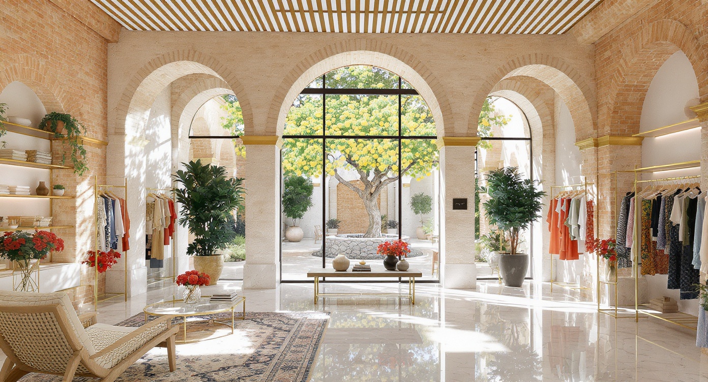 Mediterranean-Modern Boutique Showroom